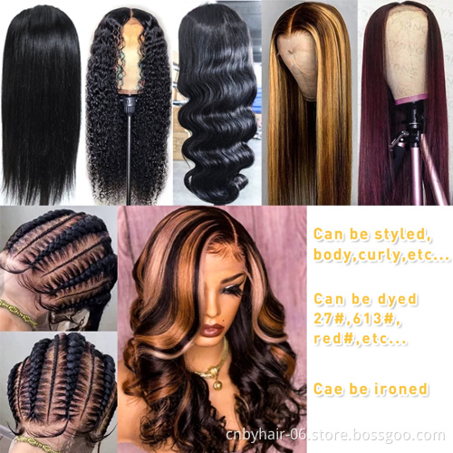 Pre Pluck HD Lace Wig Raw Hair Wholesale Vendor, Lace Wigs 100% Virgin Human Hair,Lace Front Human Hair Wigs For Black Women